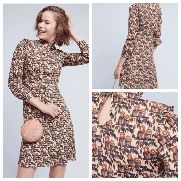 Anthropologie Dresses & Skirts - *RARE* NWOT Mockneck Monkey Dress